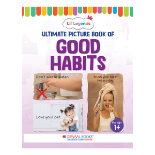 Lil Legends Picture Book for Kids Age 1+ Years - Learn About Good Habits | Early Learning Illustrated Book with Colourful Pictures | First Words Book for Toddlers & Preschoolers