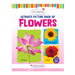Lil Legends Picture Book for Kids Age 1+ Years - Learn About Flowers | Early Learning Illustrated Book with Colourful Pictures | First Words Book for Toddlers & Preschoolers