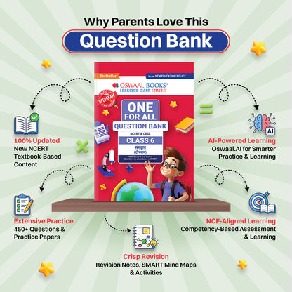 CBSE Class-6 One for All Sanskrit (Deepakam) For 2026-27 Exam | As Per Latest NCERT & CBSE Syllabus | Chapter-wise Question Bank, Revision Notes, Grammar & Competency Based Questions