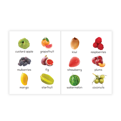 Lil Legends Picture Book for Kids Age 1+ Years - Learn About Fruits | Early Learning Illustrated Book with Colourful Pictures | First Words Book for Toddlers & Preschoolers