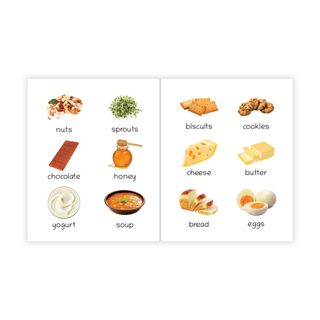 Lil Legends Picture Book for Kids Age 1+ Years - Learn About Foods | Early Learning Illustrated Book with Colourful Pictures | First Words Book for Toddlers & Preschoolers