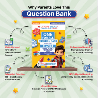 CBSE Class 8 One for All Social Science Part-2 (Exploring Society: India and Beyond) For 2026-27 Exam | As Per Latest NCERT & CBSE Syllabus | Chapter-wise Question Bank, Revision Notes, Theory