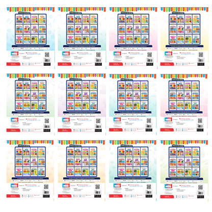 Lil Legends Set of 12 Picture Books - Early Learning Collection for Kids Age 1+ Years | Alphabet, Numbers, Birds, Flowers, Foods, Fruits, Vegetables, Wild Animals, Good Habits & Many More