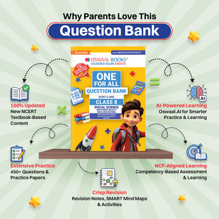CBSE Class-8 One for All Social Science Part-1 (Exploring Society: India and Beyond) For 2026-27 Exam | As Per Latest NCERT & CBSE Syllabus | Chapter-wise Question Bank, Revision Notes, Theory, Maps & Competency Based Questions