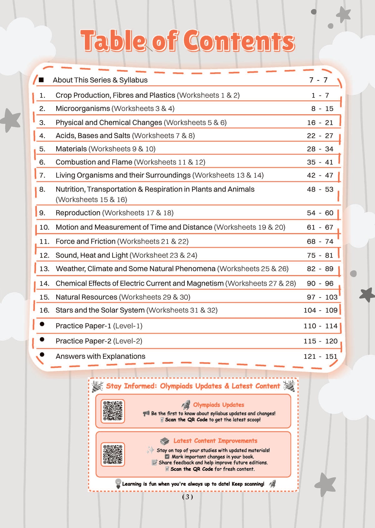 Oswaal One For All Olympiads Workbook Class 8 Science | Questions for SOF NSO & Other Olympiad Exams 2026 | With Sample Practice Papers & Oswaal.AI