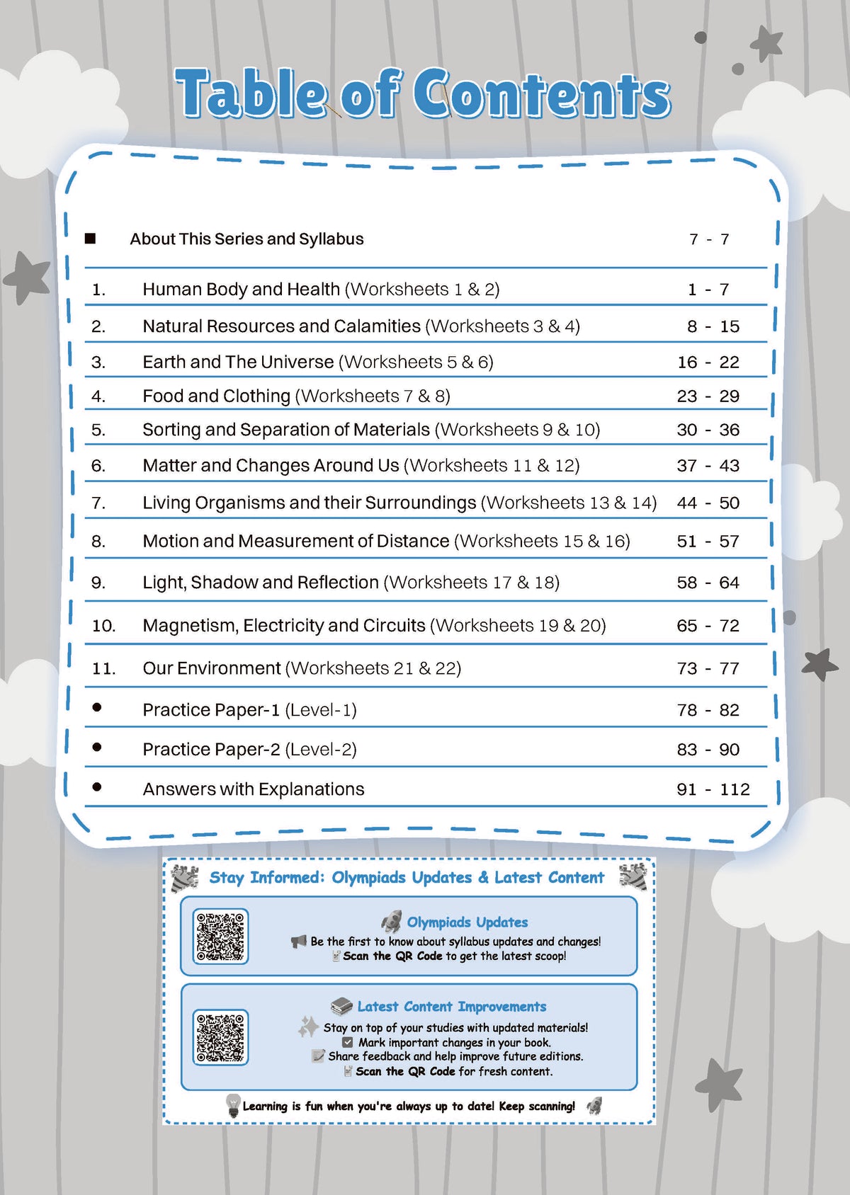 Oswaal One For All Olympiads Workbook Class 7 Science | Questions for SOF NSO & Other Olympiad Exams 2026 | With Sample Practice Papers & Oswaal.AI