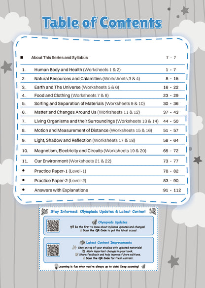 Oswaal One For All Olympiads Workbook Class 7 Science | Questions for SOF NSO & Other Olympiad Exams 2026 | With Sample Practice Papers & Oswaal.AI