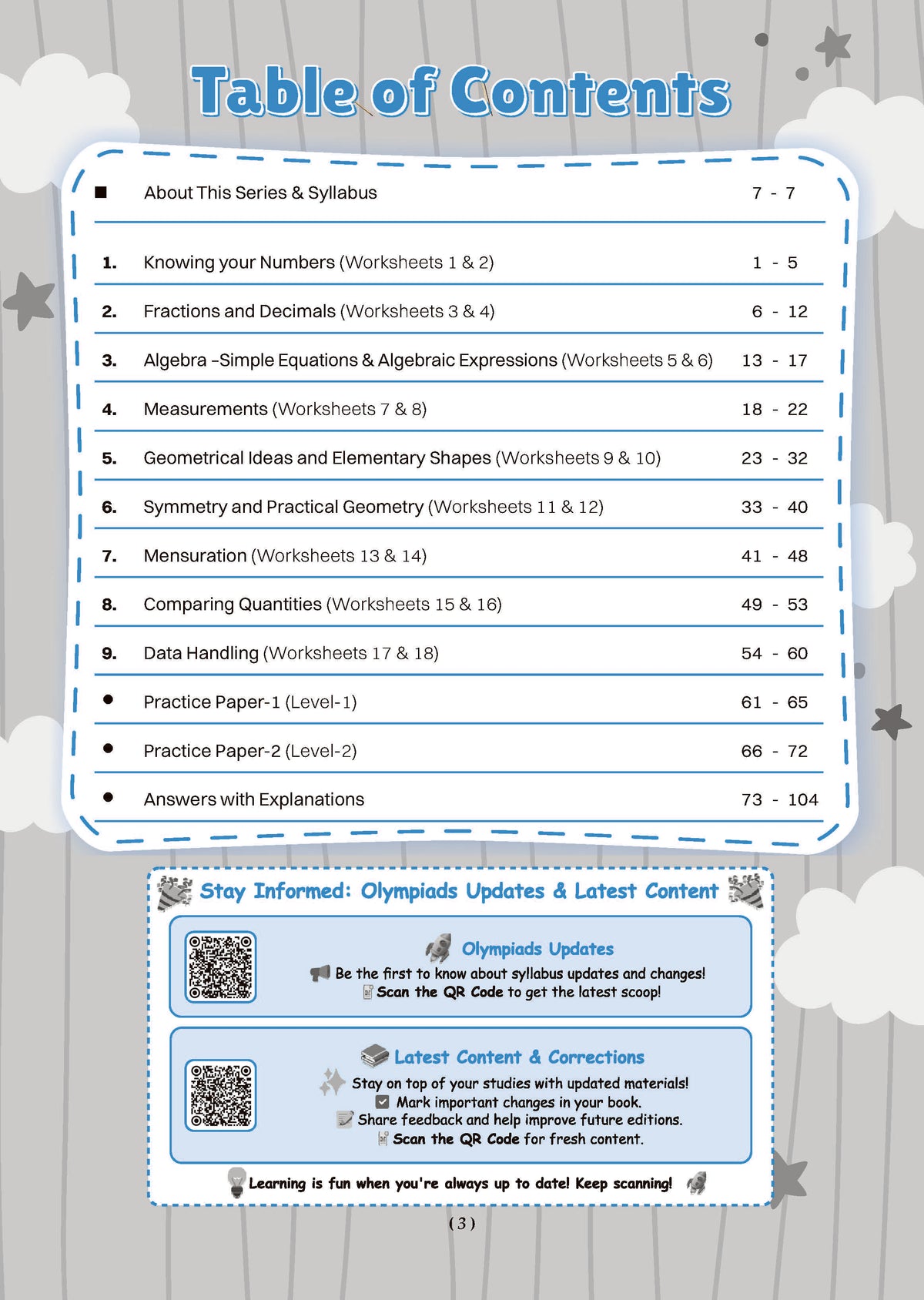 Oswaal One For All Olympiads Workbook Class 7 Maths | Questions for SOF IMO & Other Olympiad Exams 2026 | With Sample Practice Papers & Oswaal.AI