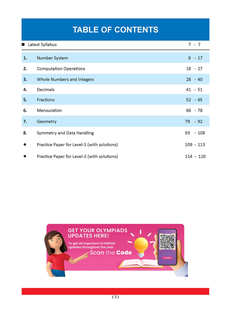 One For All Olympiad Previous Years' Solved Papers Class 6 (Set of 6 Books) Maths, English, Science, Reasoning, Cyber & General Knowledge (For 2025 Exam)