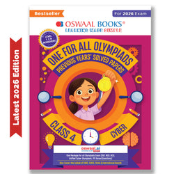 One For All Olympiads Class 4 Cyber Prep-Guide Book | Chapter-wise Previous Years' Solved Papers | Questions for SOF ICSO & Other Olympiad Exams 2026 | With Sample Practice Papers & Oswaal.AI