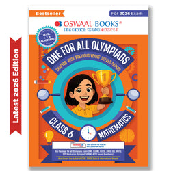 One For All Olympiads Class 6 Maths Prep-Guide Book | Chapter-wise Previous Years' Solved Papers | Questions for SOF IMO & Other Olympiad Exams 2026 | With Sample Practice Papers & Oswaal.AI