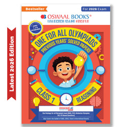One For All Olympiads Class 1 Logical Reasoning Prep-Guide Book | Chapter-wise Previous Years' Solved Papers | Questions for Silverzone, Crest& Other Exams 2026 | With Sample Papers& Oswaal.AI