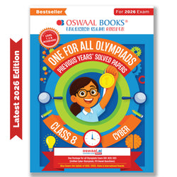 One For All Olympiads Class 8 Cyber Prep-Guide Book | Chapter-wise Previous Years' Solved Papers | Questions for SOF ICSO & Other Olympiad Exams 2026 | With Sample Practice Papers & Oswaal.AI