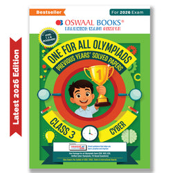 One For All Olympiads Class 3 Cyber Prep-Guide Book | Chapter-wise Previous Years' Solved Papers | Questions for SOF ICSO & Other Olympiad Exams 2026 | With Sample Practice Papers & Oswaal.AI