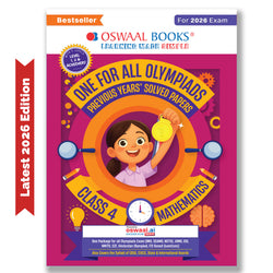 One For All Olympiads Class 4 Maths Prep-Guide Book | Chapter-wise Previous Years' Solved Papers | Questions for SOF IMO & Other Olympiad Exams 2026 | With Sample Practice Papers & Oswaal.AI