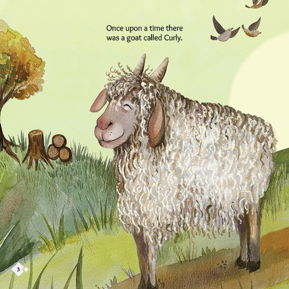 Lil Legends A Life Lesson for Kids Series, A Goat Called Curly - A Story About Vehicle Safety | Value-based Picture Story Board Book | For Age 4-8