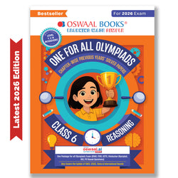 One For All Olympiads Class 6 Logical Reasoning Prep-Guide Book | Chapter-wise Previous Years' Solved Papers | Questions for Silverzone, Crest& Other Exams 2026 | With Sample Papers& Oswaal.AI
