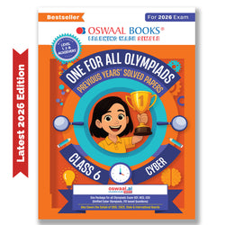 One For All Olympiads Class 6 Cyber Prep-Guide Book | Chapter-wise Previous Years' Solved Papers | Questions for SOF ICSO & Other Olympiad Exams 2026 | With Sample Practice Papers & Oswaal.AI