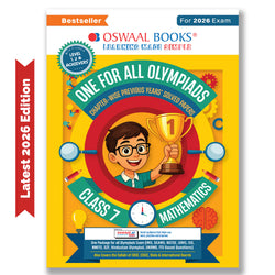 One For All Olympiads Class 7 Maths Prep-Guide Book | Chapter-wise Previous Years' Solved Papers | Questions for SOF IMO & Other Olympiad Exams 2026 | With Sample Practice Papers & Oswaal.AI