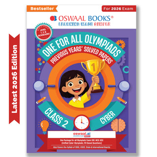 One For All Olympiads Class 2 Cyber Prep-Guide Book | Chapter-wise Previous Years' Solved Papers | Questions for SOF ICSO & Other Olympiad Exams 2026 | With Sample Practice Papers & Oswaal.AI