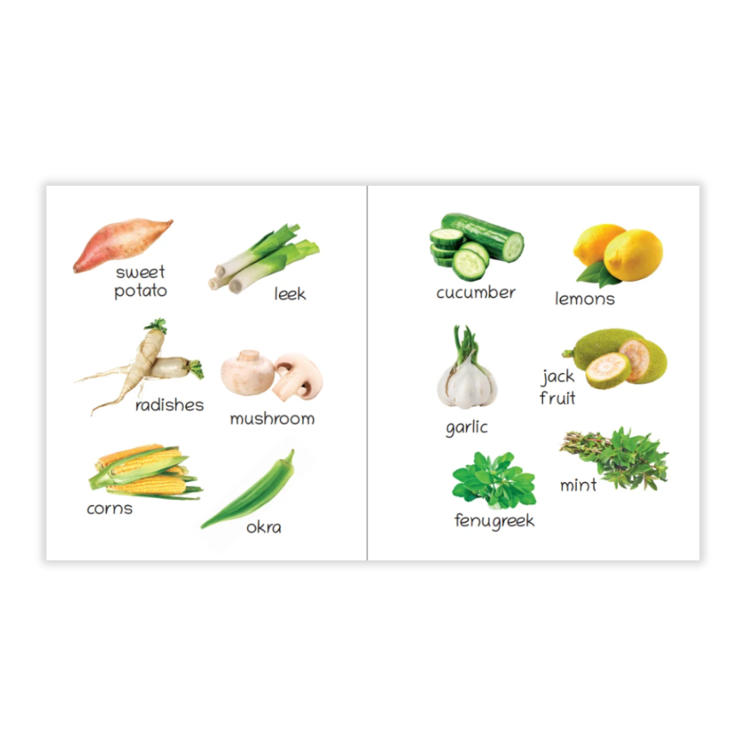 Lil Legends Picture Book for Kids Age 1+ Years - Learn About Vegetables | Early Learning Illustrated Book with Colourful Pictures | First Words Book for Toddlers & Preschoolers