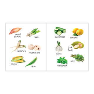 Lil Legends Picture Book for Kids Age 1+ Years - Learn About Vegetables | Early Learning Illustrated Book with Colourful Pictures | First Words Book for Toddlers & Preschoolers