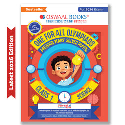One For All Olympiads Class 1 Science Prep-Guide Book | Chapter-wise Previous Years' Solved Papers | Questions for SOF NSO & Other Olympiad Exams 2026 | With Sample Practice Papers & Oswaal.AI