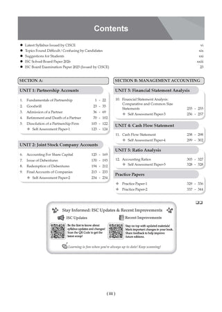 Class 12 ISC Accounts Question Bank (2017–2026)| Chapter-wise & Topic-wise with Competency Based Questions |For 2027 Exam | With Solved 2026 Board Paper | Self-Assessment Papers