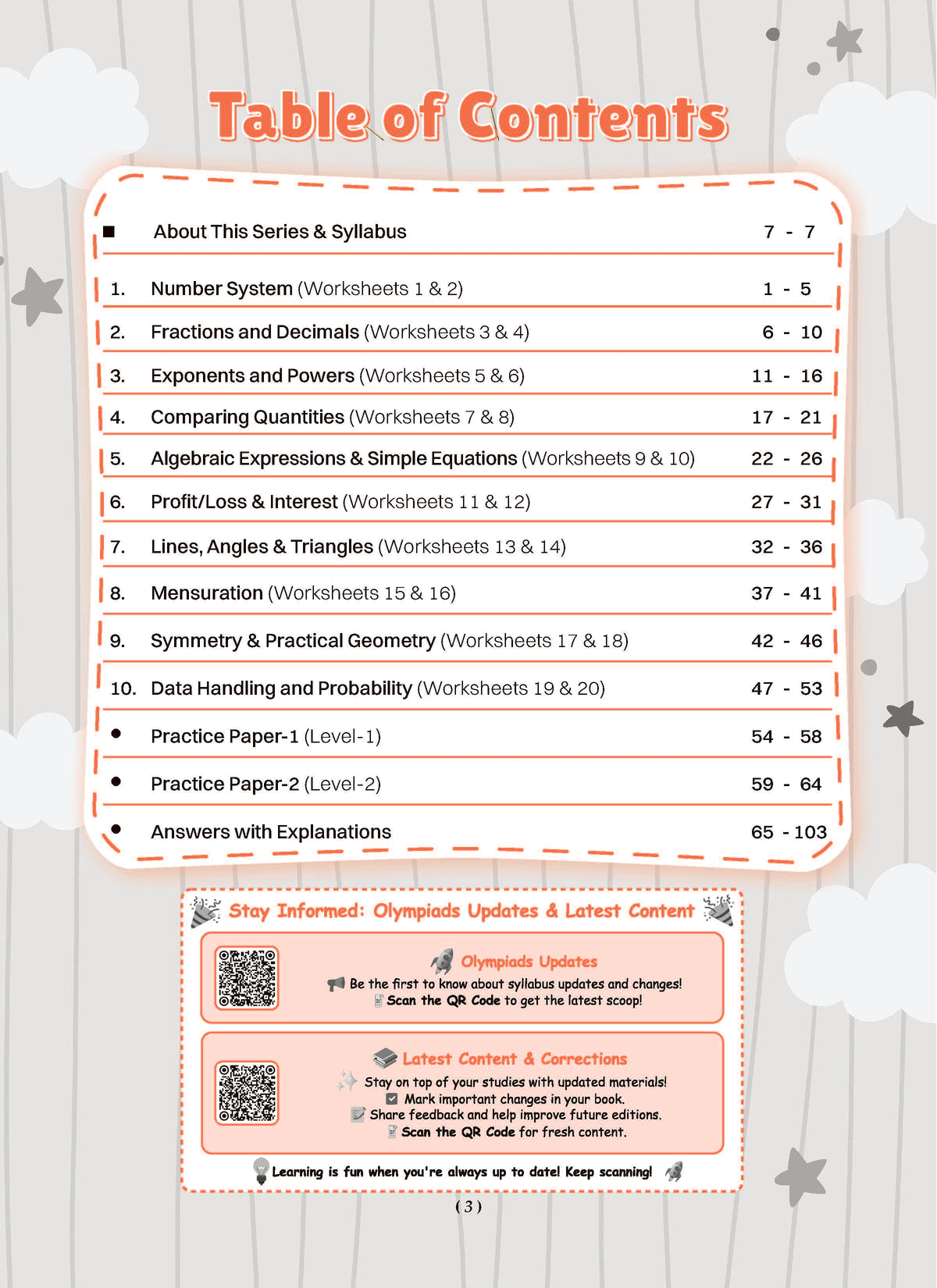 Oswaal One For All Olympiads Workbook Class 8 Maths | Questions for SOF IMO & Other Olympiad Exams 2026 | With Sample Practice Papers & Oswaal.AI