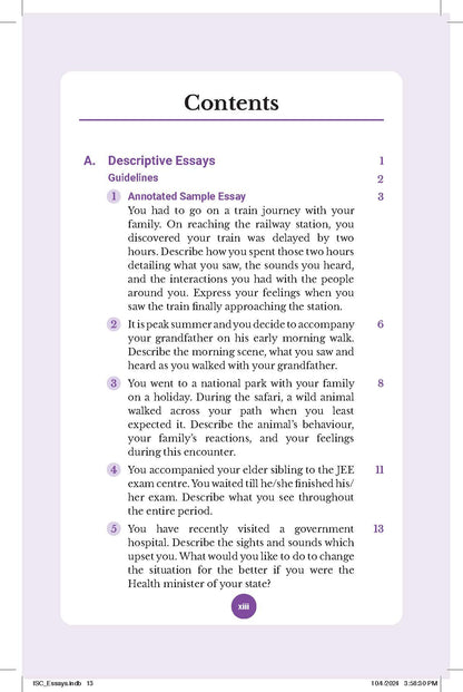 ISC Class 11& 12, 60 English Essays + Grammatically Yours (The Best English Grammar Book for Classes 9-12 ICSE & ISC) (Set of 2 Books) With Sudhir Sir For 2026 Exam