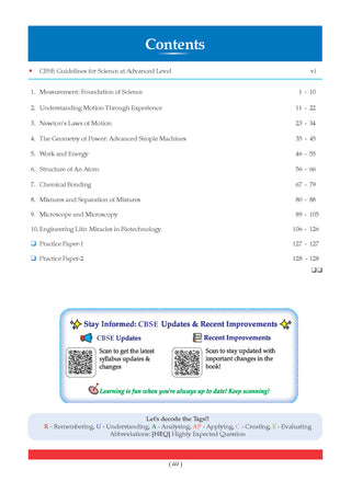 CBSE Science Advance Level Question Bank Chapter-wise & Topic-wise Class 9 | Based on NCERT | Includes Summary, Competency-Based Question, Self-Assessment & Practice Papers