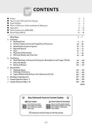 CDS (Combined Defence Services) 13 Years’ Chapter-wise & Topic-wise Solved Papers | English |2014-2026 (I) | Includes 2026 Paper – I | With Oswaal AI