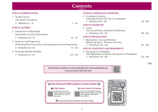 CBSE Workbook Class 9 Mathematics Part-1 | aligned with NCERT Ganita Manjari | Perforated Worksheets for Practice with Competency Based questions | NEP 2020 + NCF-SE 2023 | 2027 Exam