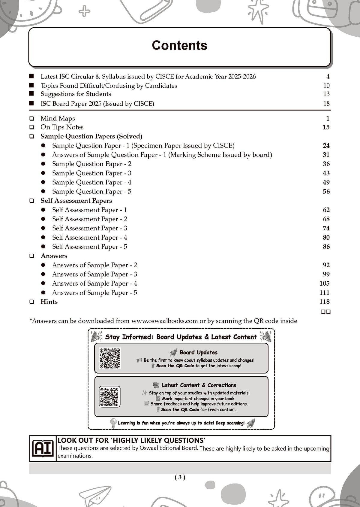 ISC 10 Sample Question Papers Class 12 Computer Science for Board Exam ...