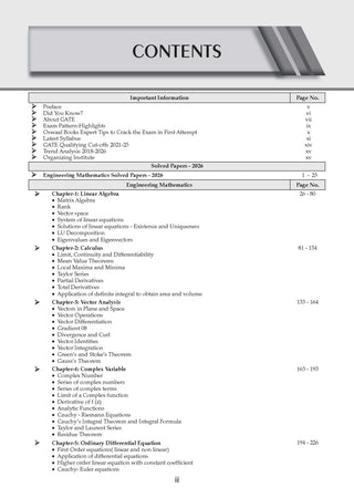 GATE Engineering Mathematics 17 Years’ Solved Papers (2010 to 2026) for 2027 Exam | Chapter-wise & Topic-wise | For All Streams: Electronics, Electrical, Mechanical, Computer Science, IT and Others