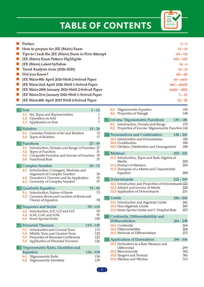 NCERT JEE (Main) FLEX | Chapter-wise & Topic-wise NCERT Objective Question Bank-Mathematics | Includes-Jan & Apr 2026 Fully Solved Papers | Latest Edition For 2027 Exam | With Oswaal AI