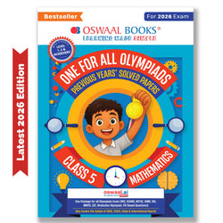 One For All Olympiads Class 5 Maths Prep-Guide Book | Chapter-wise Previous Years' Solved Papers | Questions for SOF IMO & Other Olympiad Exams 2026 | With Sample Practice Papers & Oswaal.AI