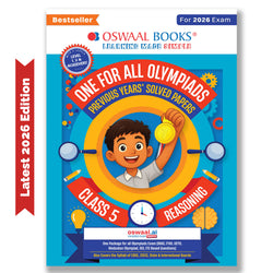 One For All Olympiads Class 5 Logical Reasoning Prep-Guide Book | Chapter-wise Previous Years' Solved Papers | Questions for Silverzone, Crest& Other Exams 2026 | With Sample Papers& Oswaal.AI