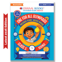 One For All Olympiads Class 5 Science Prep-Guide Book | Chapter-wise Previous Years' Solved Papers | Questions for SOF NSO & Other Olympiad Exams 2026 | With Sample Practice Papers & Oswaal.AI