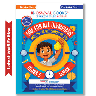 One For All Olympiads Class 5 Science Prep-Guide Book | Chapter-wise Previous Years' Solved Papers | Questions for SOF NSO & Other Olympiad Exams 2026 | With Sample Practice Papers & Oswaal.AI