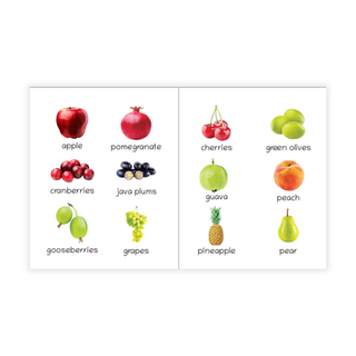 Lil Legends Picture Book for Kids Age 1+ Years - Learn About Fruits | Early Learning Illustrated Book with Colourful Pictures | First Words Book for Toddlers & Preschoolers