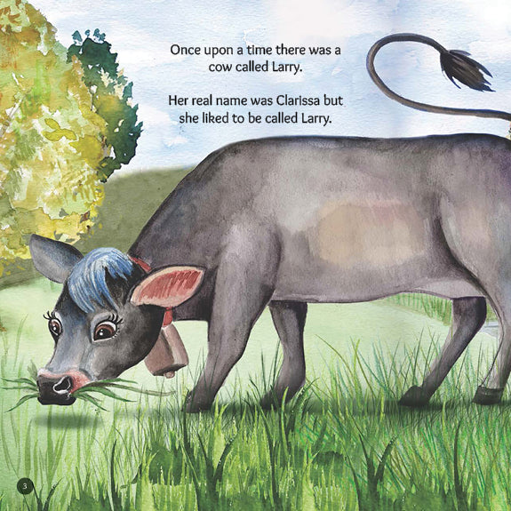Lil Legends A Life Lesson for Kids Series, A Cow Called Larry - A Story About Making Friends | Value-based Picture Story Board Book | For Age 4-8