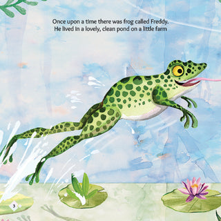 Lil Legends A Frog Called Freddy Story Boardbook for Kids | A Story About Trying Your Best | Life Lesson Story Book | Effort, Kindness & Responsibility | Illustrated | Age 4–8 Years