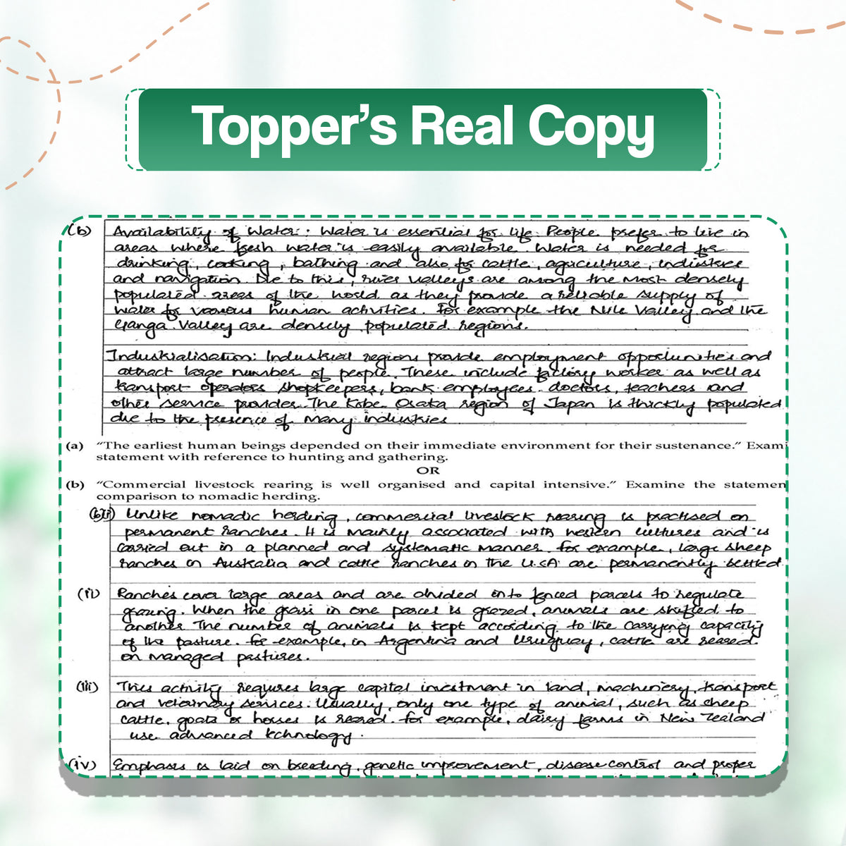Oswaal CBSE 15 Sample Question Papers Class 12 Board Exam Geography 2026-27 based on latest CBSE SQP dated (21 Sep 2026) | New Questions Typologies With Oswaal AI