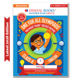 One For All Olympiads Class 8 English Prep-Guide Book | Chapter-wise Previous Years' Solved Papers | Questions for SOF IEO & Other Olympiad Exams 2026 | With Sample Practice Papers & Oswaal.AI