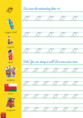 Lil Legends Lowercase Cursive Tracing & Vocabulary Workbook for Kids | Level 2 Handwriting Practice Book | Learn Letter Formation & Improve Writing Skills | Age 4+