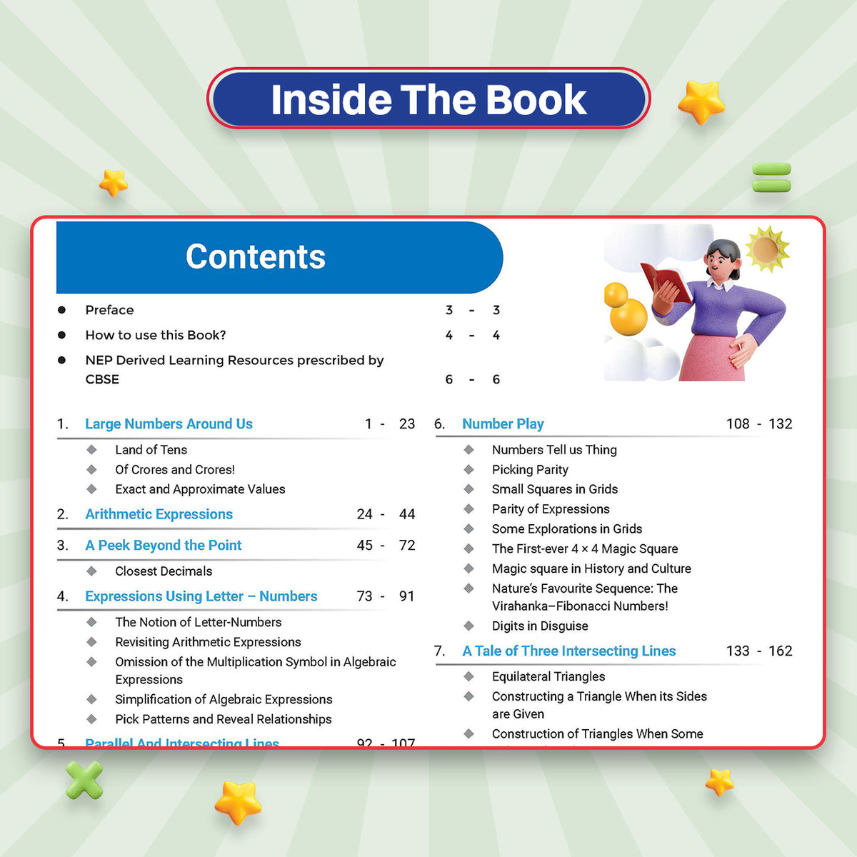 CBSE Class-7 One for All Mathematics (Ganita Prakash) Part-1 For 2026-27 Exam | As Per Latest NCERT & CBSE Syllabus | Chapter-wise Question Bank, Revision Notes, Theory, Solved Examples & Competency Based Questions