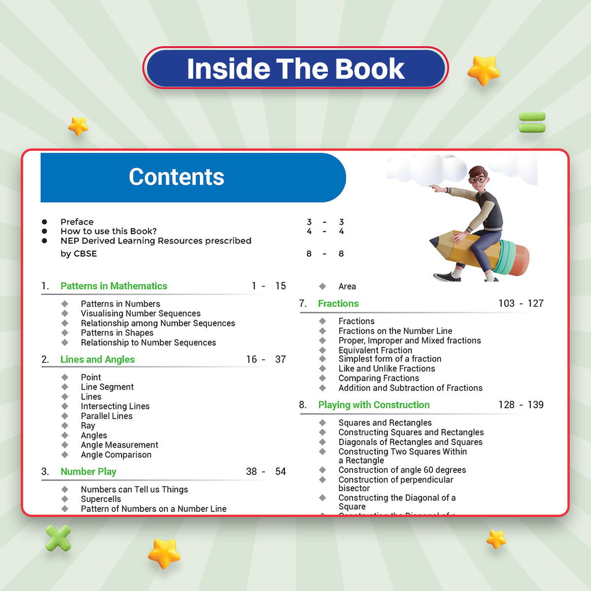 CBSE Class-6 One for All Mathematics (Ganita Prakash) For 2026-27 Exam | As Per Latest NCERT & CBSE Syllabus | Chapter-wise Question Bank, Revision Notes, Theory, Solved Examples & Competency Based Questions