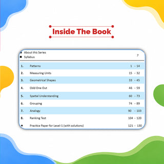 One For All Olympiads Class 1 Logical Reasoning Prep-Guide Book | Chapter-wise Previous Years' Solved Papers | Questions for Silverzone, Crest& Other Exams 2026 | With Sample Papers& Oswaal.AI