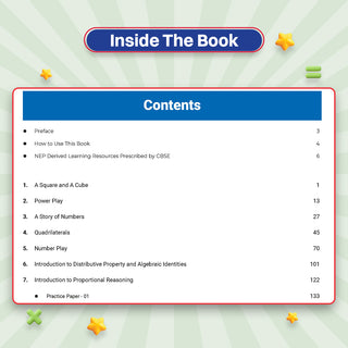 CBSE Class-8 One for All Mathematics (Ganita Prakash) Part-1 For 2026-27 Exam | As Per Latest NCERT & CBSE Syllabus | Chapter-wise Question Bank, Revision Notes, Theory & Competency Based Questions